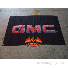 GMC Perjalanan bisnis bendera mobil poliester 90*150cm spanduk gmc